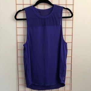 Mondetta | Purple Mesh-Block Muscle Tank